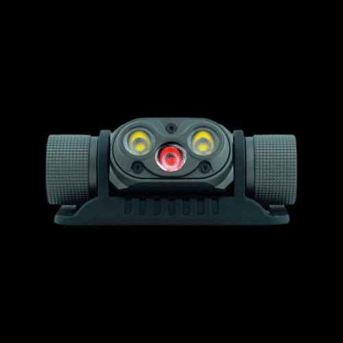 Налобный фонарь с дополнительным мощным красным светом SMILE lx02